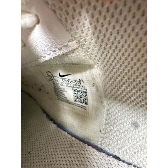 Nike Air Force One AF1 Sneaker Trainer Shadow Mint Peach 6.5 - Picture 4 of 12